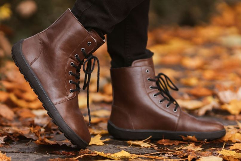 Heren Be Lenka winterlaarzen op blote voeten winter 2.0 08T6T49 donker bruin