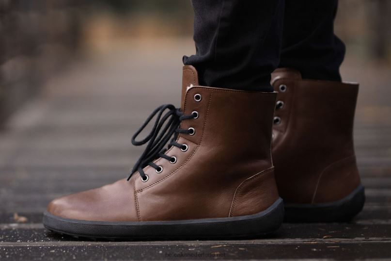 Heren Be Lenka winterlaarzen op blote voeten winter 2.0 08T6T49 donker bruin