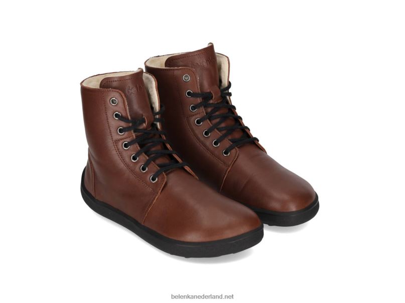 Heren Be Lenka winterlaarzen op blote voeten winter 2.0 08T6T49 donker bruin
