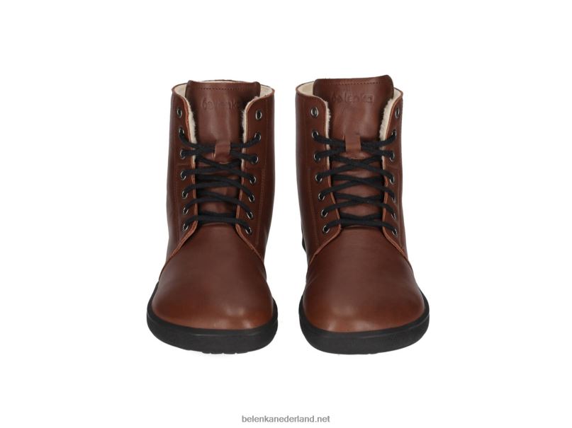 Heren Be Lenka winterlaarzen op blote voeten winter 2.0 08T6T49 donker bruin