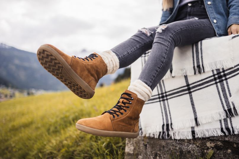 Heren Be Lenka winterlaarzen op blote voeten winter 2.0 neo 08T6T54 cognacbruin