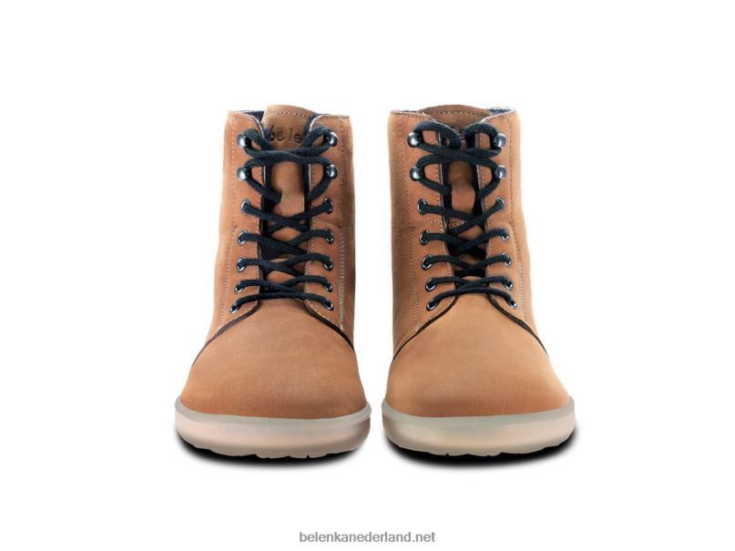 Heren Be Lenka winterlaarzen op blote voeten winter 2.0 neo 08T6T54 cognacbruin