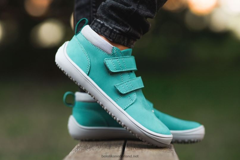 Be Lenka kinderen op blote voeten - spelen 08T6T227 aqua groen