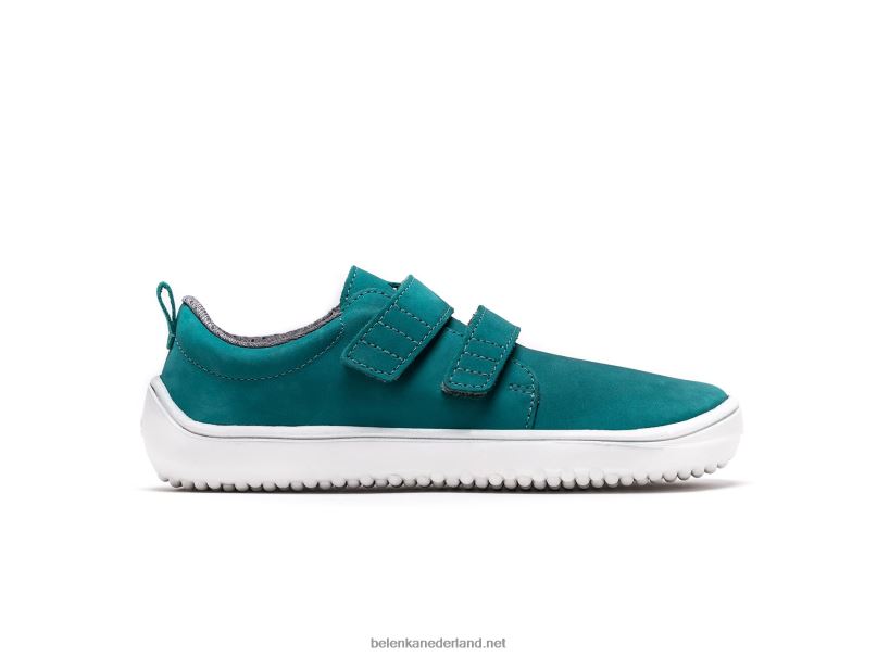 Be Lenka kinderen op blote voeten vrolijk 08T6T203 aqua groen