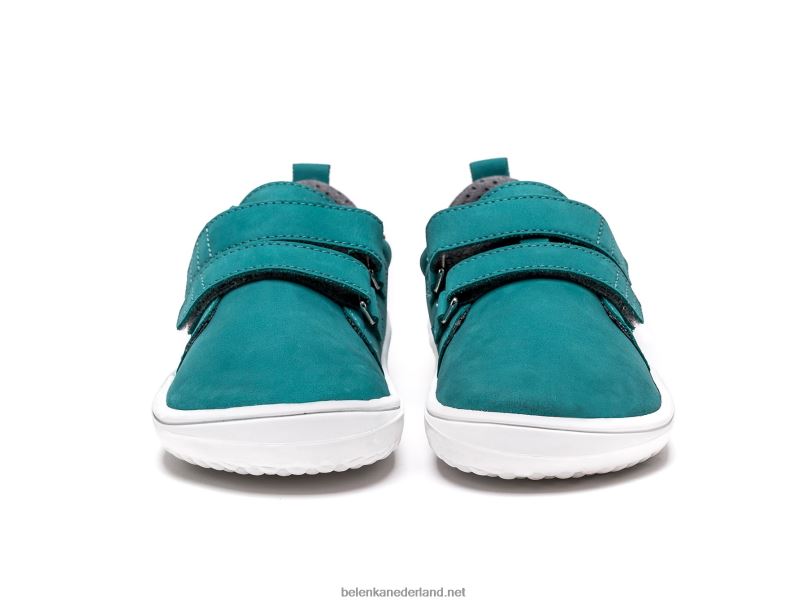 Be Lenka kinderen op blote voeten vrolijk 08T6T203 aqua groen
