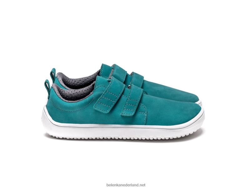 Be Lenka kinderen op blote voeten vrolijk 08T6T203 aqua groen