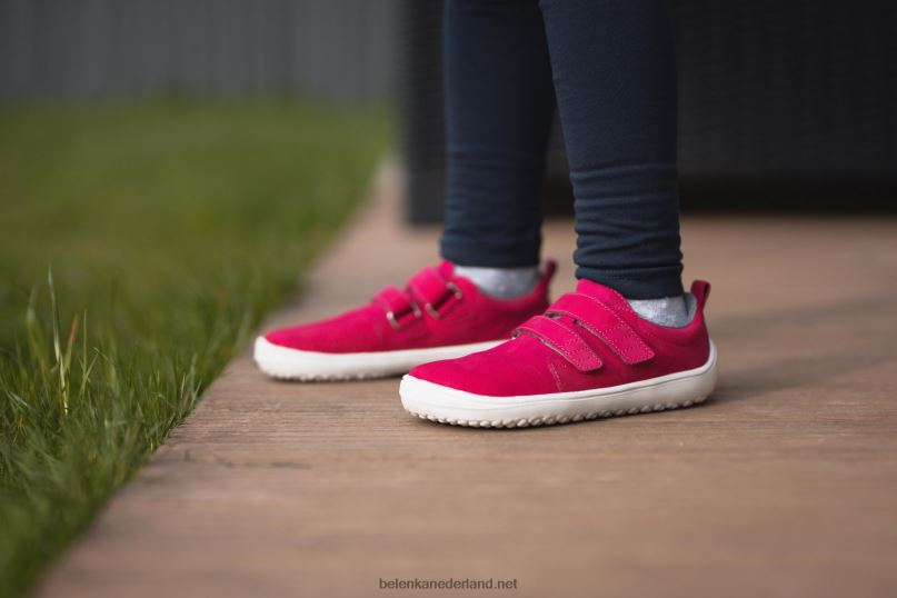 Be Lenka kinderen op blote voeten vrolijk 08T6T206 donker roze