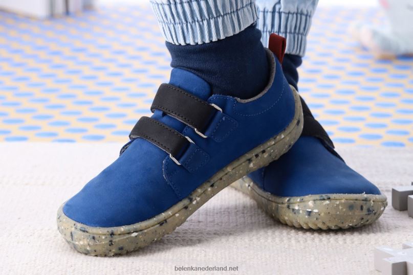 Be Lenka kinderen op blote voeten vrolijk 08T6T213 blauw Zwart