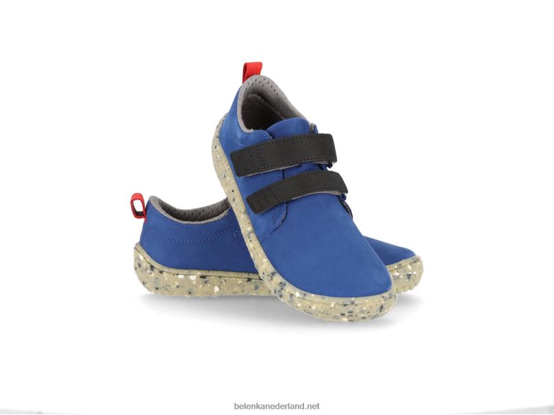 Be Lenka kinderen op blote voeten vrolijk 08T6T213 blauw Zwart
