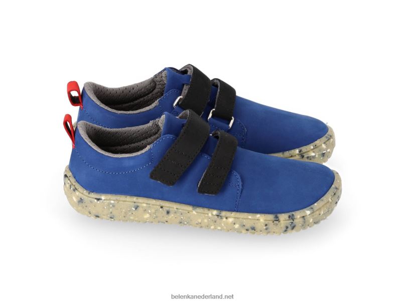 Be Lenka kinderen op blote voeten vrolijk 08T6T213 blauw Zwart
