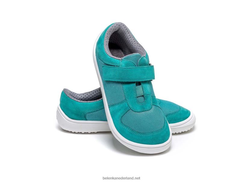 Be Lenka kinderschoenen op blote voeten - vreugde 08T6T218 aqua groen