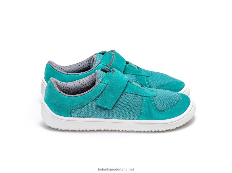Be Lenka kinderschoenen op blote voeten - vreugde 08T6T218 aqua groen
