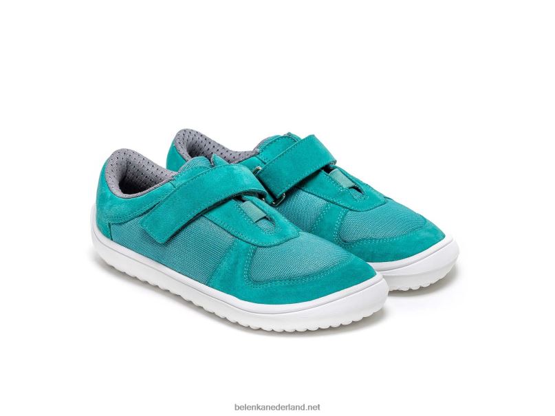 Be Lenka kinderschoenen op blote voeten - vreugde 08T6T218 aqua groen