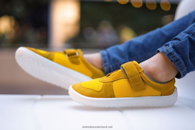Be Lenka kinderschoenen op blote voeten - vreugde 08T6T219 geel