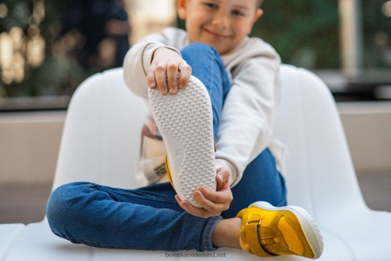 Be Lenka kinderschoenen op blote voeten - vreugde 08T6T219 geel