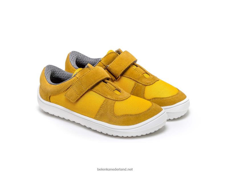 Be Lenka kinderschoenen op blote voeten - vreugde 08T6T219 geel