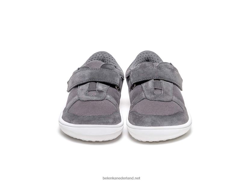 Be Lenka kinderschoenen op blote voeten - vreugde 08T6T220 grijs