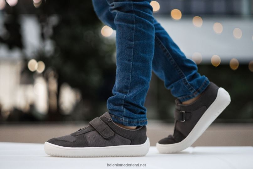 Be Lenka kinderschoenen op blote voeten - vreugde 08T6T220 grijs