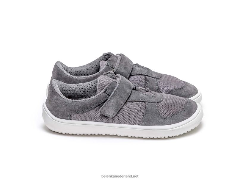 Be Lenka kinderschoenen op blote voeten - vreugde 08T6T220 grijs
