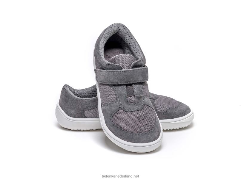 Be Lenka kinderschoenen op blote voeten - vreugde 08T6T220 grijs