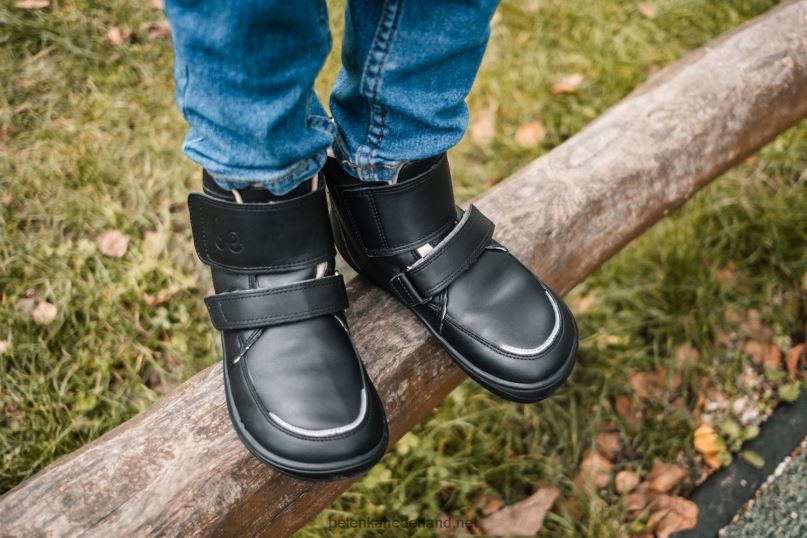 Be Lenka kids winter panda op blote voeten 2.0 08T6T190 helemaal zwart