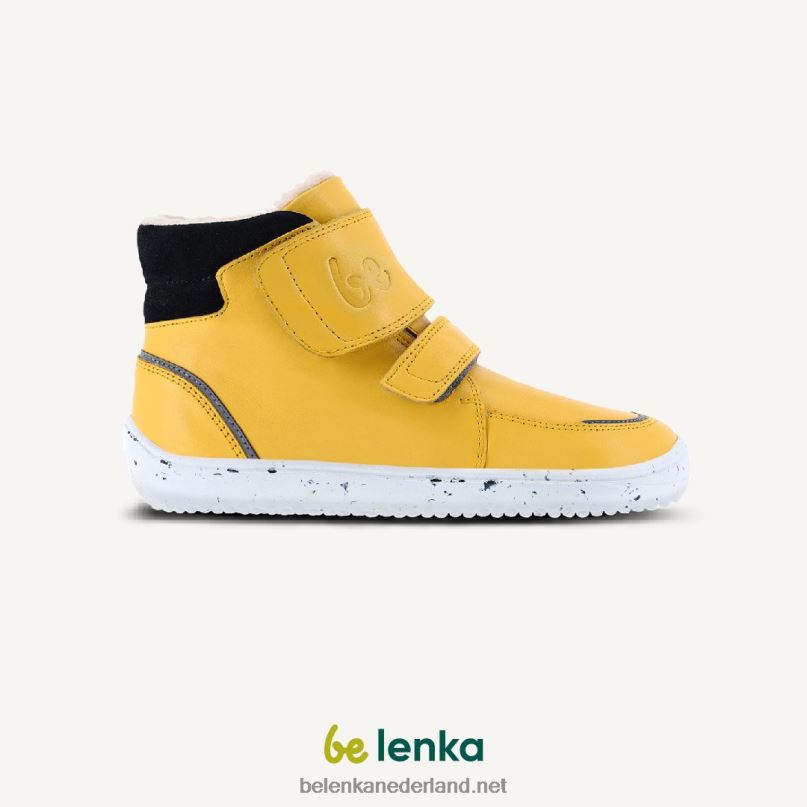Be Lenka kids winter panda op blote voeten 2.0 08T6T191 kaas geel