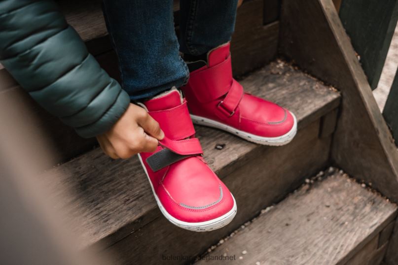 Be Lenka kids winter panda op blote voeten 2.0 08T6T192 framboos roze