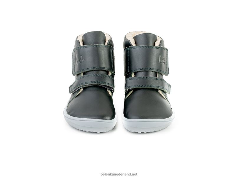 Be Lenka kinderen winter panda op blote voeten 08T6T188 houtskool zwart