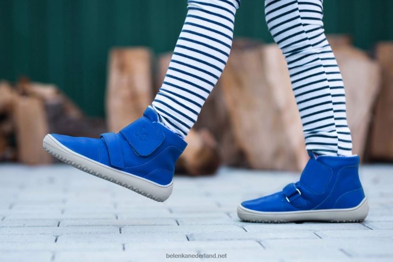 Be Lenka kinderen winter panda op blote voeten 08T6T189 blauw