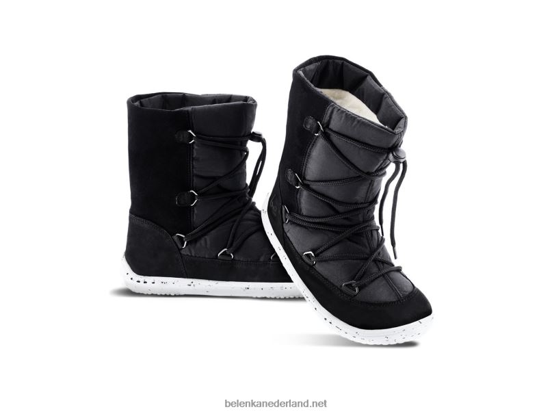 Be Lenka winterkids op blote voeten snowfox kids 2.0 08T6T195 zwart