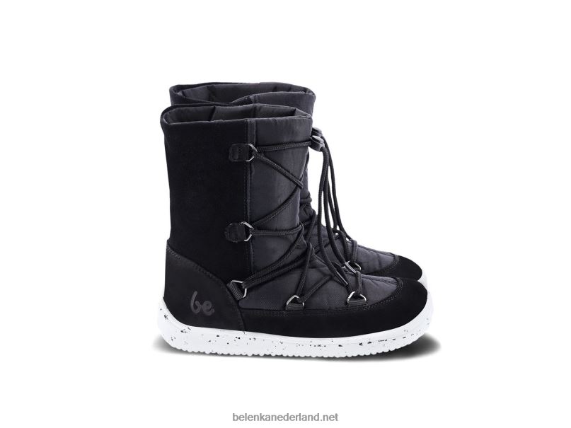 Be Lenka winterkids op blote voeten snowfox kids 2.0 08T6T195 zwart