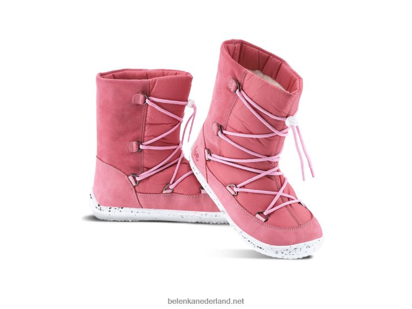 Be Lenka winterkids op blote voeten snowfox kids 2.0 08T6T197 roos roze