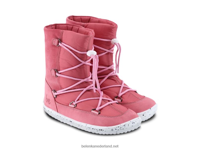 Be Lenka winterkids op blote voeten snowfox kids 2.0 08T6T197 roos roze