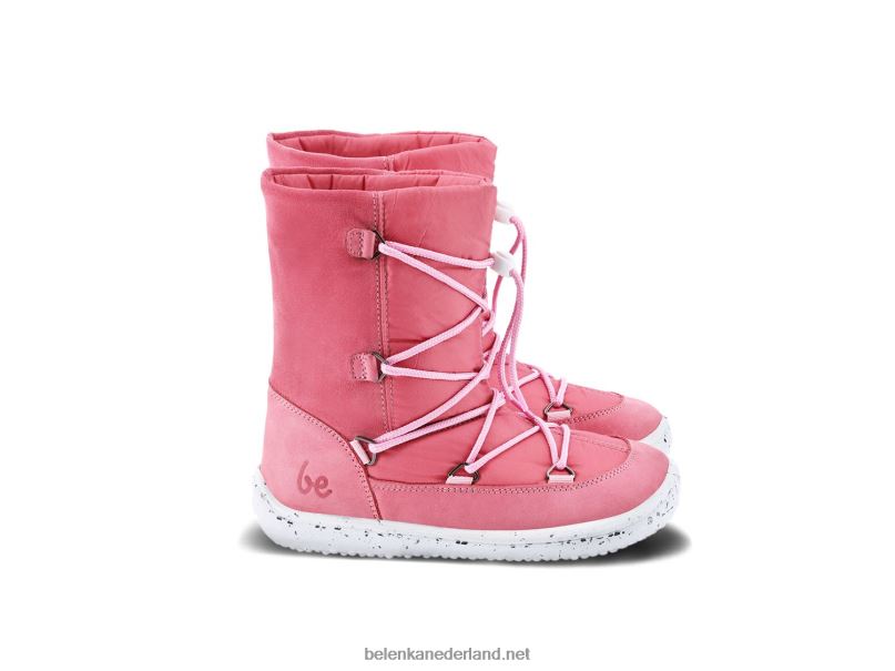 Be Lenka winterkids op blote voeten snowfox kids 2.0 08T6T197 roos roze