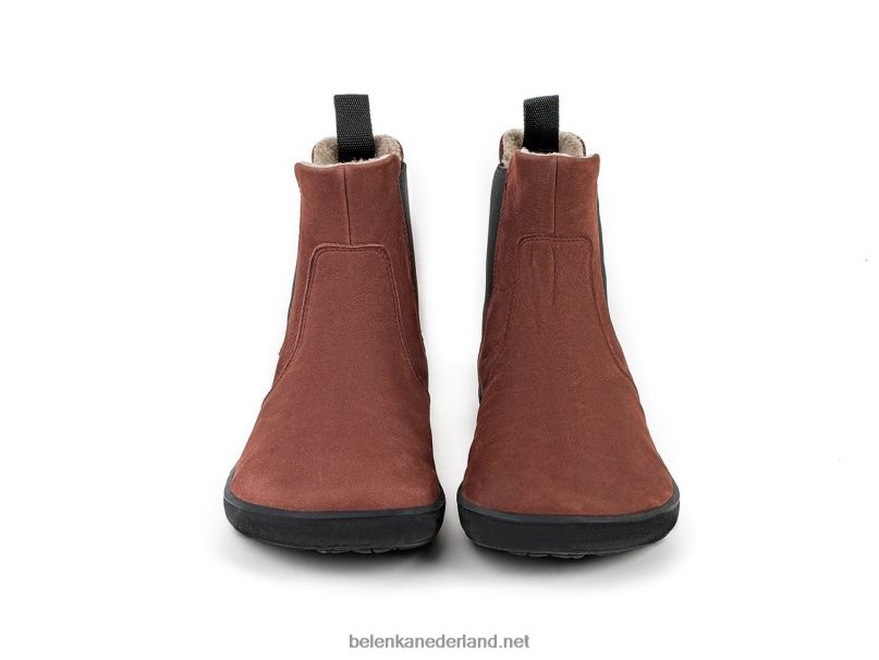vrouwen Be Lenka laarzen op blote voeten lokken 08T6T131 bordeaux