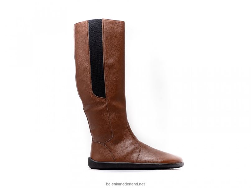 vrouwen Be Lenka barefoot lange laarzen sierra 08T6T153 bruin