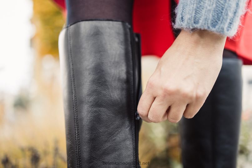vrouwen Be Lenka blote voeten lange laarzen charlotte 08T6T136 zwart