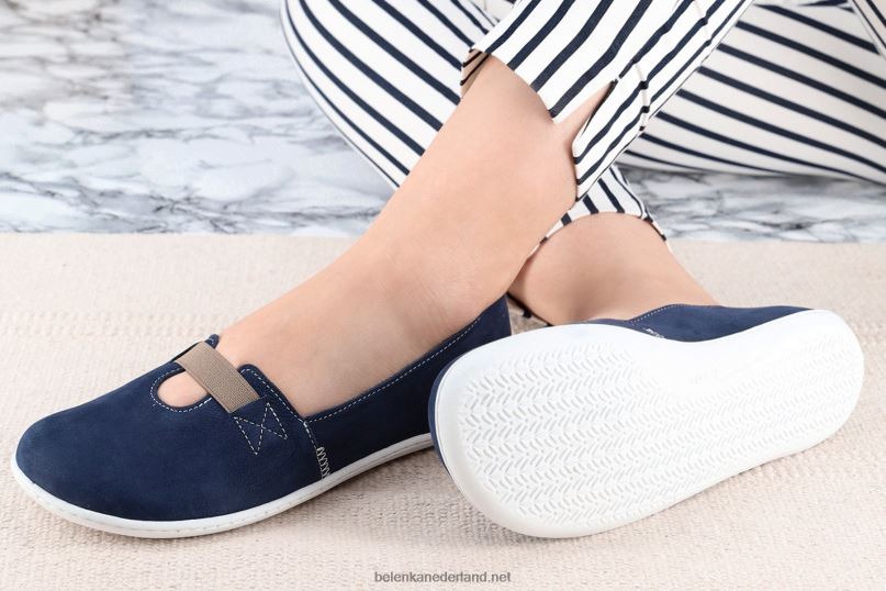 vrouwen Be Lenka ballerina's - harmonie 08T6T167 donkerblauw