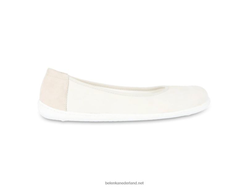 vrouwen Be Lenka ballerina's - sophie 08T6T162 krijt wit