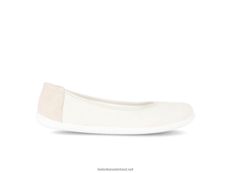 vrouwen Be Lenka ballerina's - sophie 08T6T162 krijt wit