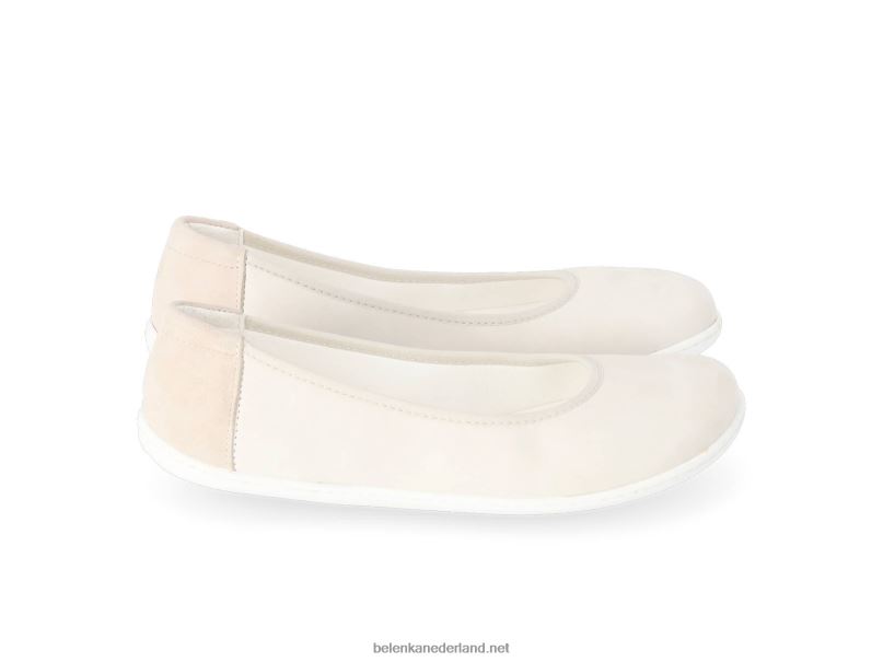 vrouwen Be Lenka ballerina's - sophie 08T6T162 krijt wit