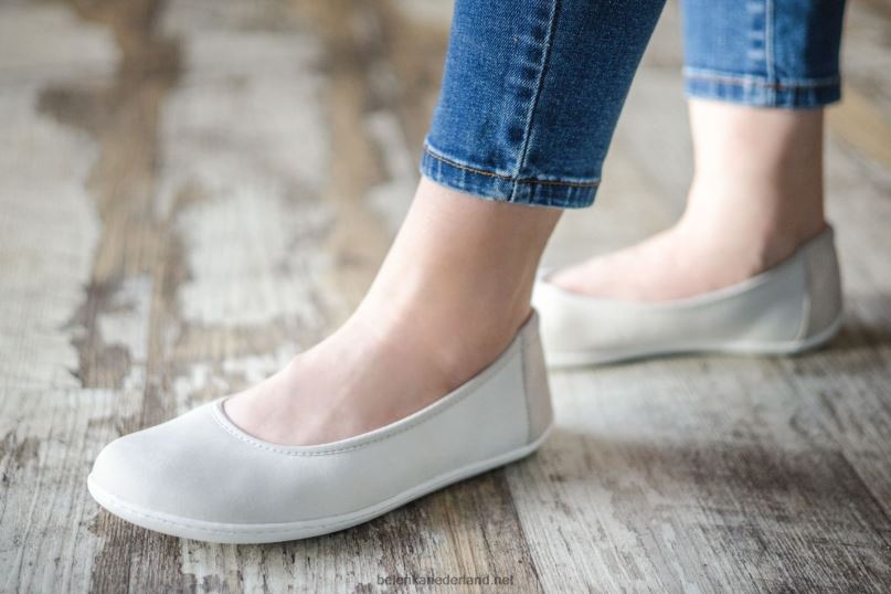 vrouwen Be Lenka ballerina's - sophie 08T6T162 krijt wit