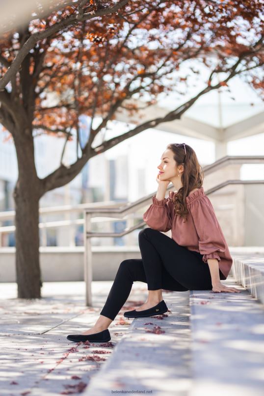 vrouwen Be Lenka ballerina's - sophie 08T6T163 helemaal zwart
