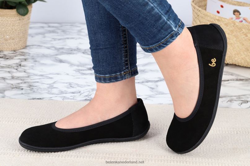 vrouwen Be Lenka ballerina's - sophie 08T6T163 helemaal zwart