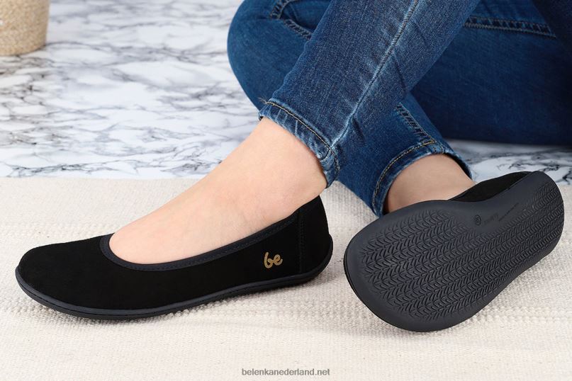 vrouwen Be Lenka ballerina's - sophie 08T6T163 helemaal zwart