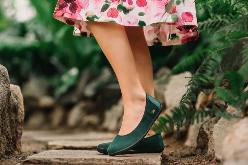 vrouwen Be Lenka ballerina's - sophie 08T6T164 smaragdgroen