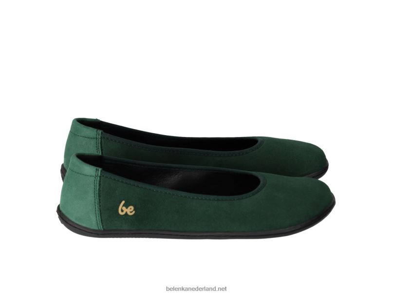 vrouwen Be Lenka ballerina's - sophie 08T6T164 smaragdgroen