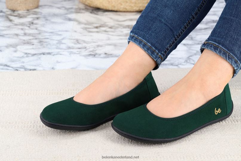 vrouwen Be Lenka ballerina's - sophie 08T6T164 smaragdgroen