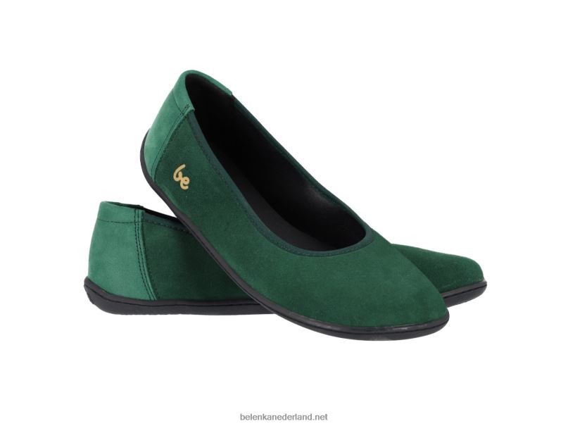 vrouwen Be Lenka ballerina's - sophie 08T6T164 smaragdgroen