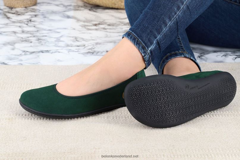 vrouwen Be Lenka ballerina's - sophie 08T6T164 smaragdgroen